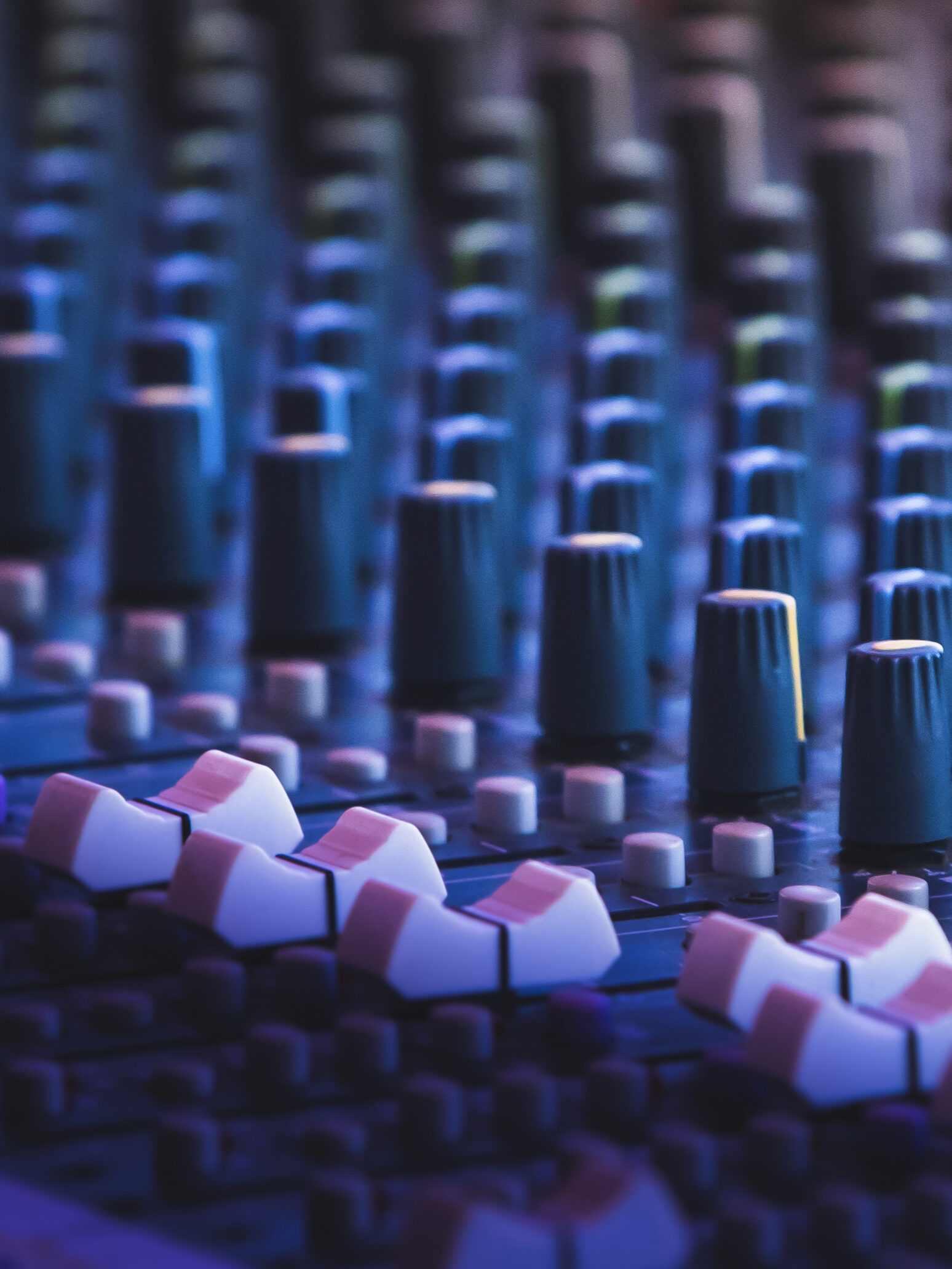 mixing console